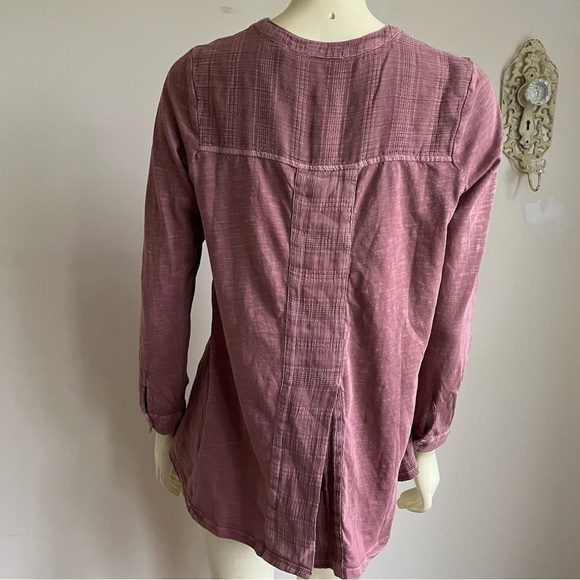 NWT Soft Surroundings Women’s L'Enchanté Floral Embroidered Blouse Rose PM - Picture 2 of 16